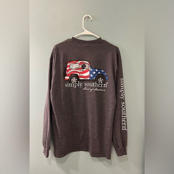 NWOT … SIMPLY SOUTHERN “Size: XL” Long Sleeve T-Shirt - Picture 2 of 3